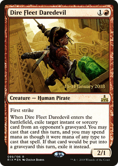 Dire Fleet Daredevil [Rivals of Ixalan Prerelease Promos]-1