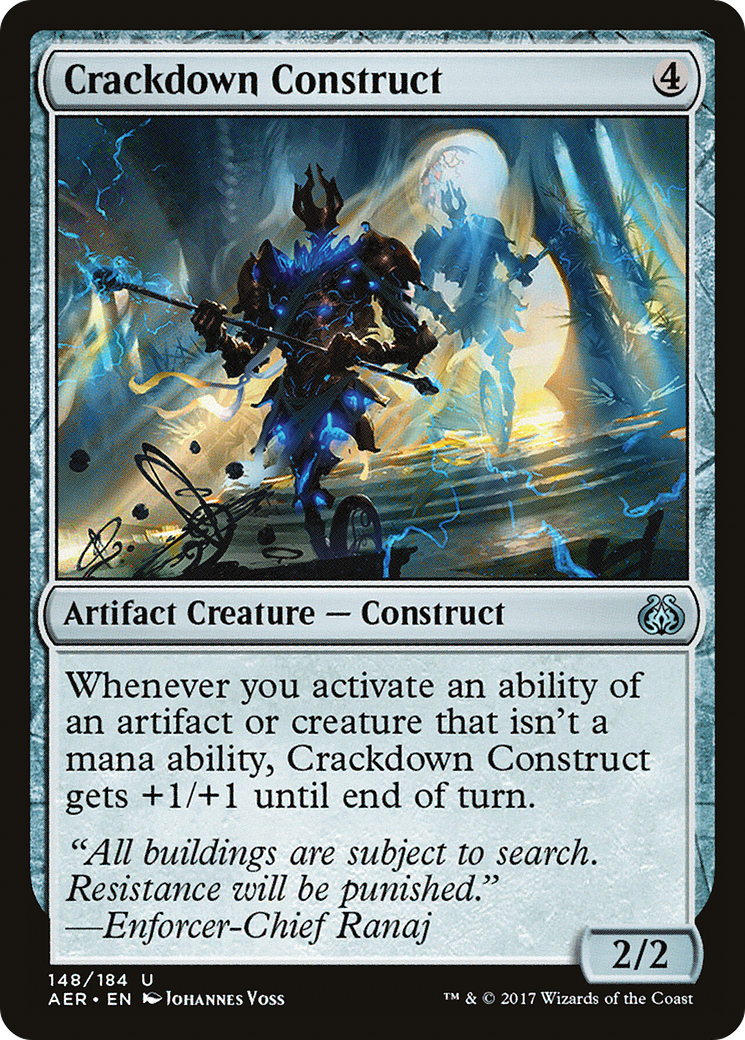 Crackdown Construct [Aether Revolt]-1