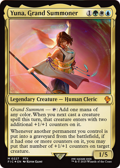 Yuna, Grand Summoner (Surge Foil) [FINAL FANTASY Commander]-1
