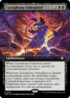 Cacophony Unleashed (Extended Art) [Commander Masters]-1