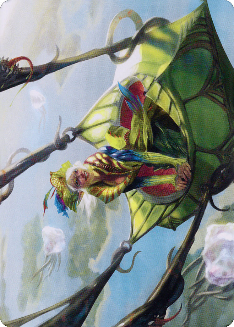Nael, Avizoa Aeronaut // Nael, Avizoa Aeronaut (ADMU-051) - Dominaria United Art Series (Borderless)-3