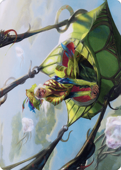 Nael, Avizoa Aeronaut // Nael, Avizoa Aeronaut (ADMU-051) - Dominaria United Art Series (Borderless)-3