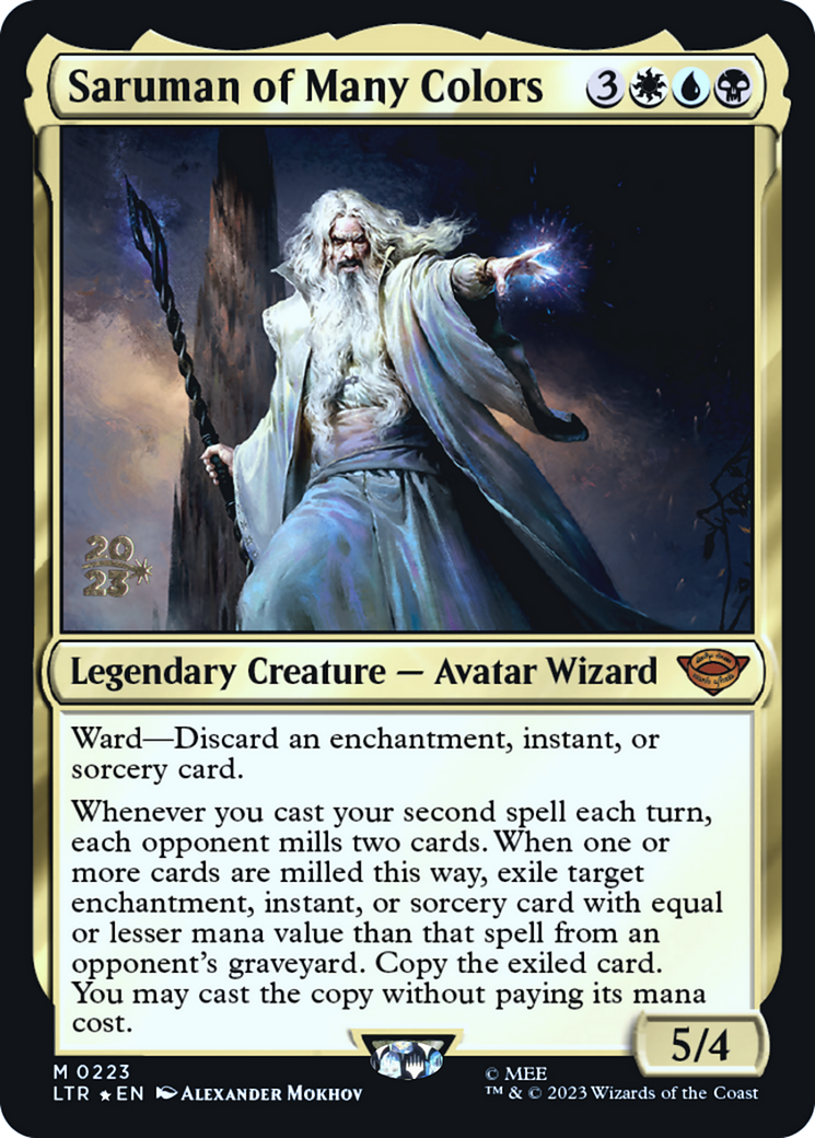 Saruman of Many Colors [The Lord of the Rings: Tales of Middle-Earth Prerelease Promos]-1