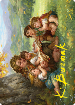 Samwise Gamgee // Samwise Gamgee (ALTR-019) - Tales of Middle-earth Art Series (Borderless) Foil-1
