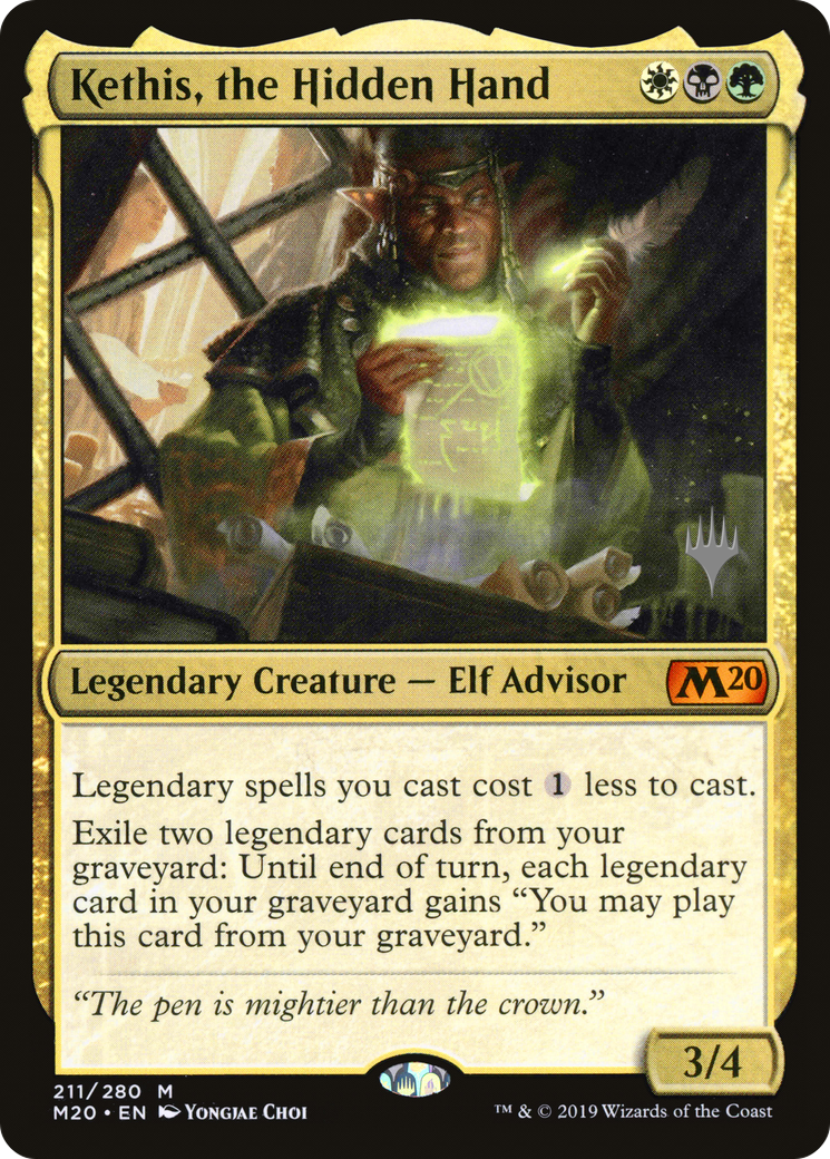 Kethis, the Hidden Hand (Promo Pack) [Core Set 2020 Promos]-1