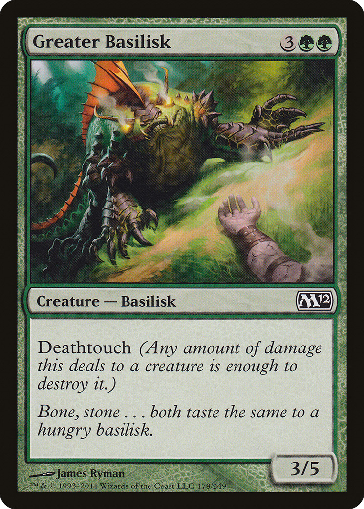 Greater Basilisk [Magic 2012]-1