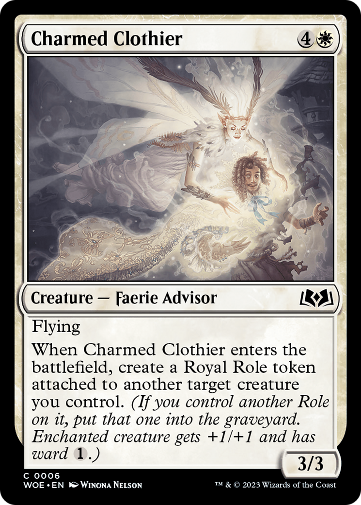Charmed Clothier [Wilds of Eldraine]-1