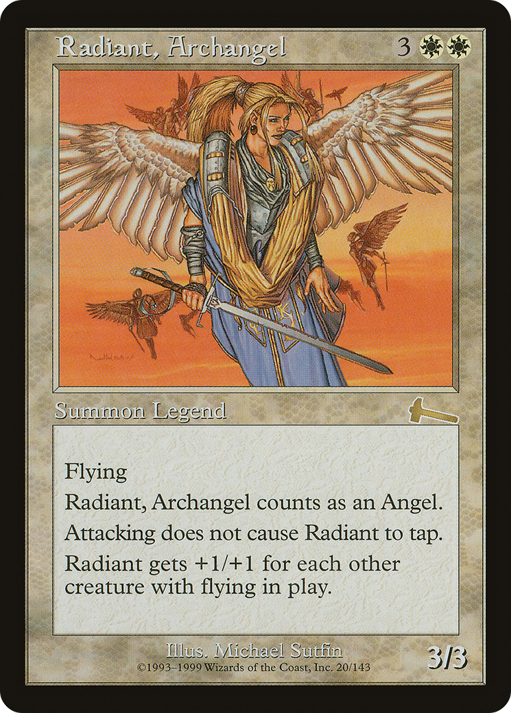 Radiant, Archangel [Urza's Legacy]-1