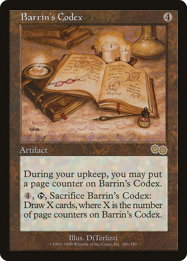 Barrin's Codex [Urza's Saga]-1