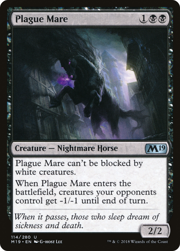 Plague Mare [Core Set 2019]-1