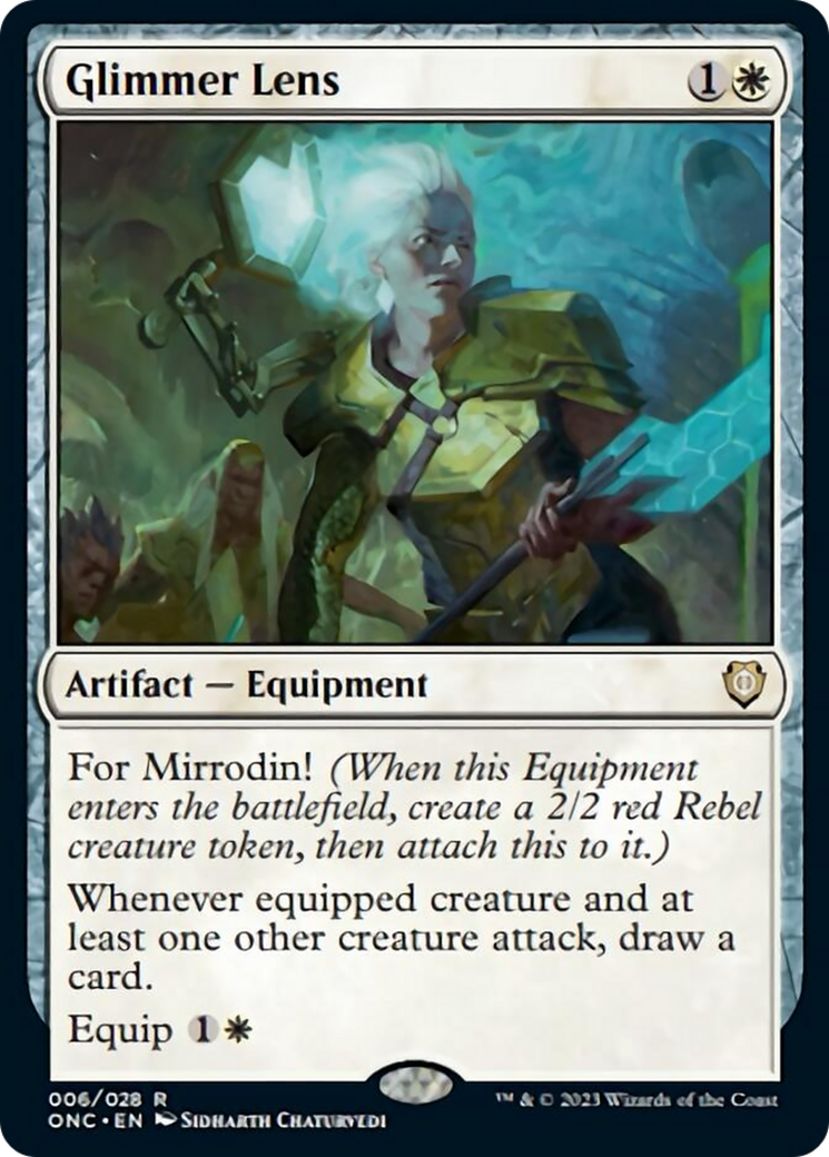 Glimmer Lens [Phyrexia: All Will Be One Commander]-1