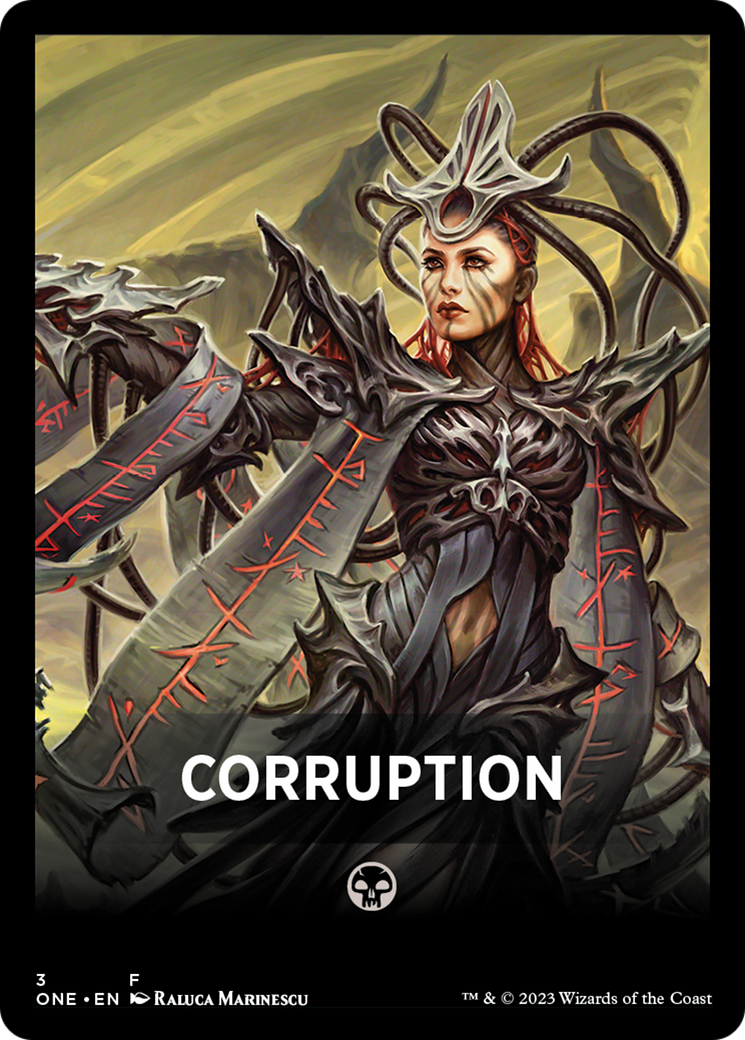 Corruption (FONE-003) - Phyrexia: All Will Be One Jumpstart Front Cards-1