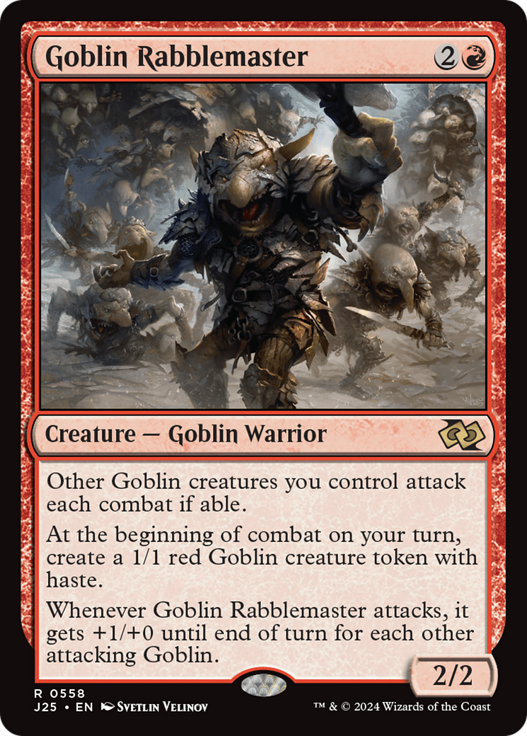 Goblin Rabblemaster [Foundations Jumpstart]-1