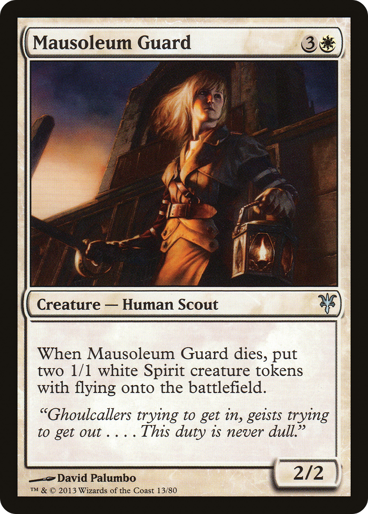 Mausoleum Guard [Duel Decks: Sorin vs. Tibalt]-3