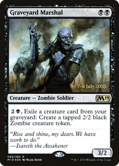 Graveyard Marshal [Core Set 2019 Prerelease Promos]-1