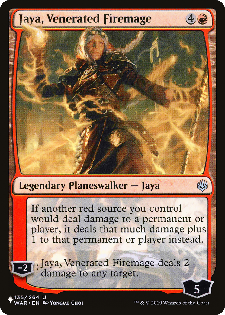 Jaya, Venerated Firemage [The List]-1