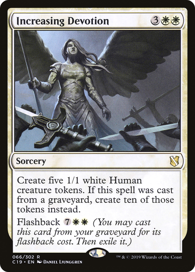 Increasing Devotion [Commander 2019]-1