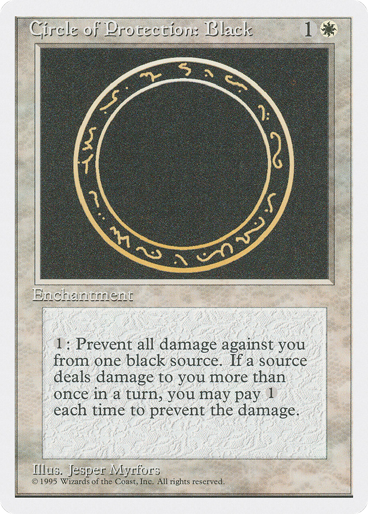 Circle of Protection: Black [Fourth Edition]-1