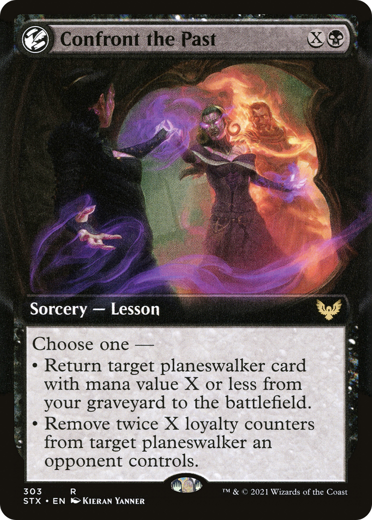 Confront the Past (Extended Art) [Strixhaven: School of Mages]-1
