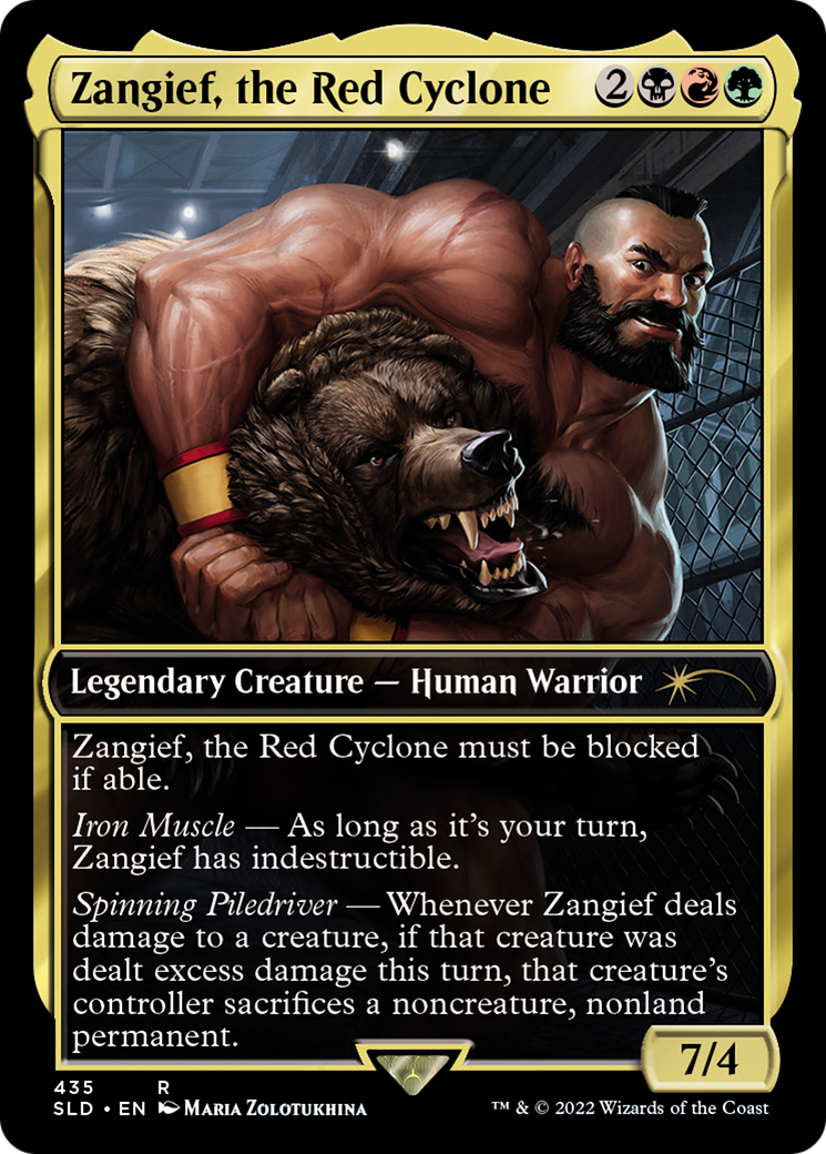 Zangief, the Red Cyclone (SLD-435) - Secret Lair Drop / Zangief, the Red Cyclone-1