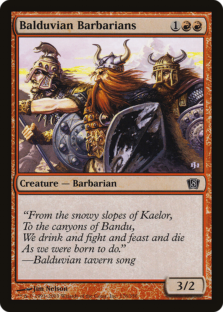 Balduvian Barbarians [Eighth Edition]-1