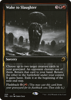 Wake to Slaughter (DBL-250) - Innistrad: Double Feature Foil-1