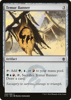 Temur Banner [Khans of Tarkir]-1