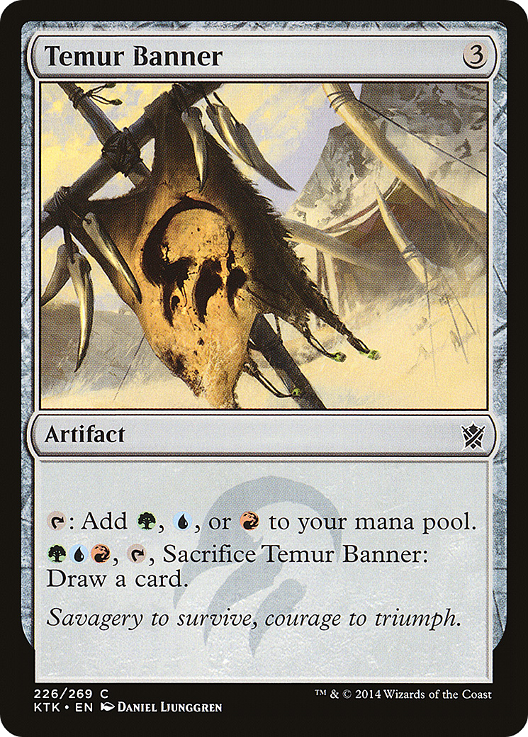 Temur Banner [Khans of Tarkir]-1