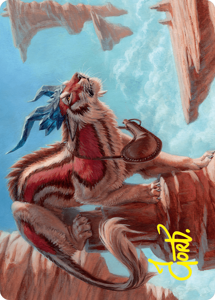 Felidar Savior // Felidar Savior (AFDN-003) - Foundations Art Series (Borderless) Foil-3