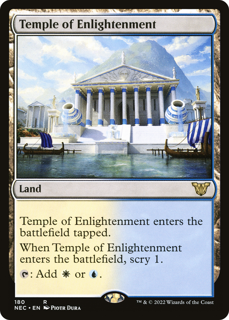Temple of Enlightenment [Kamigawa: Neon Dynasty Commander]-1