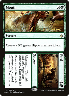 Mouth // Feed [Amonkhet Prerelease Promos]-1