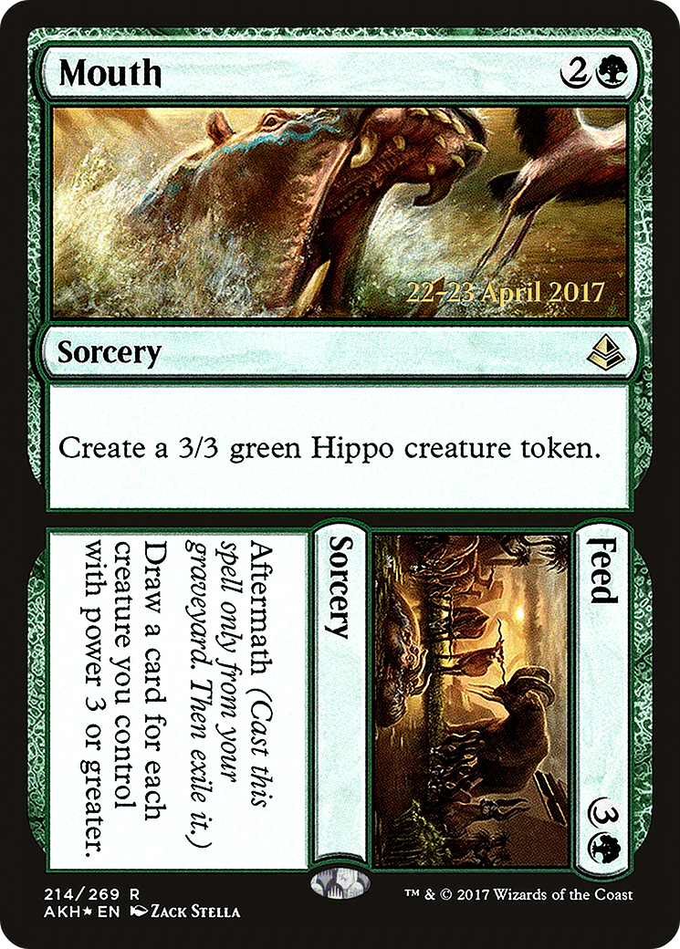 Mouth // Feed [Amonkhet Prerelease Promos]-1