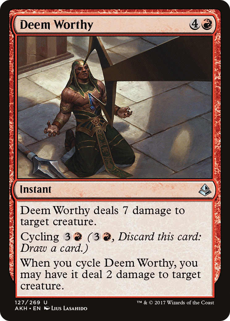 Deem Worthy [Amonkhet]-1