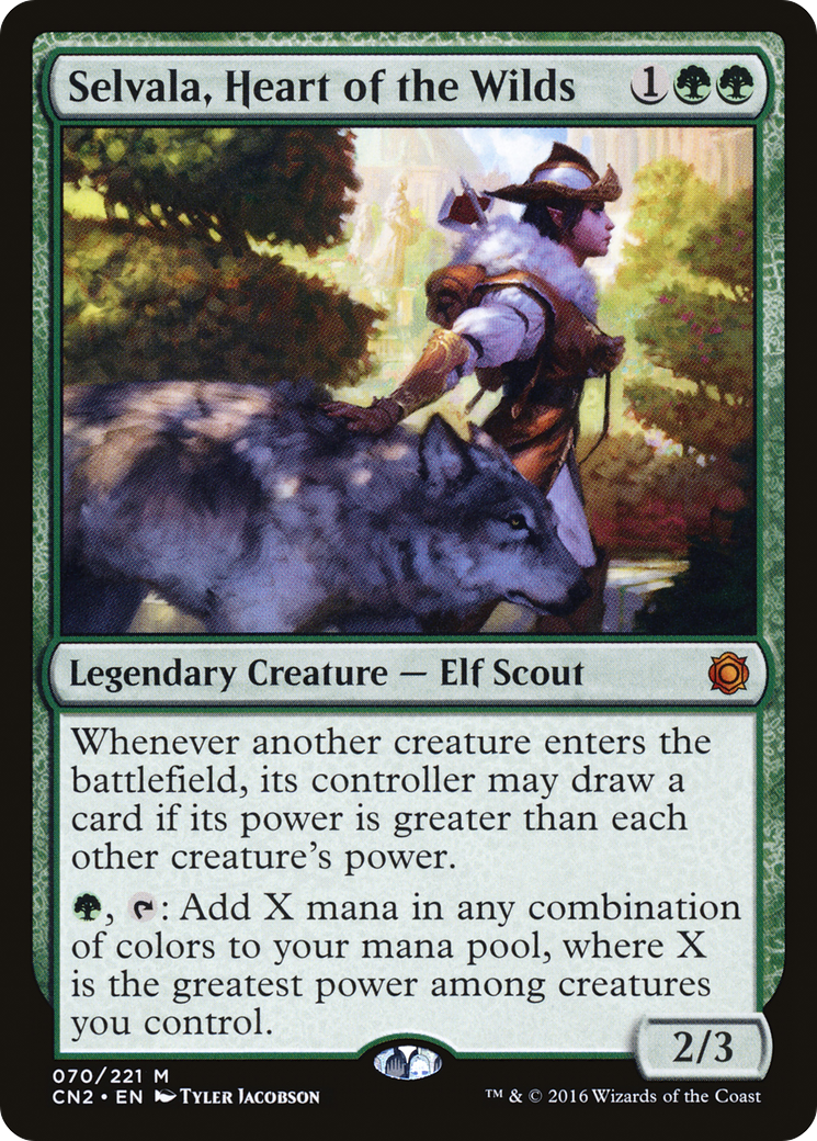 Selvala, Heart of the Wilds [Conspiracy: Take the Crown]-1