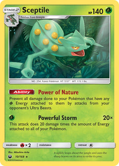 Sceptile (10/168) (Theme Deck Exclusive) [Sun & Moon: Celestial Storm]-1