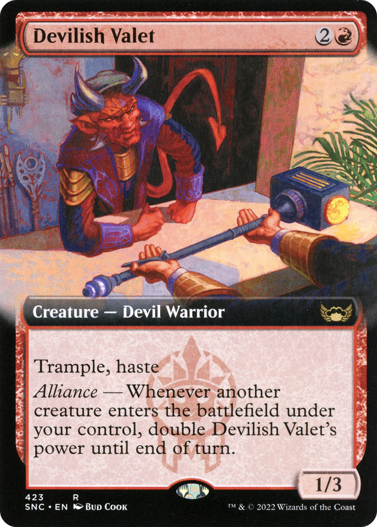 Devilish Valet (Extended Art) [Streets of New Capenna]-1