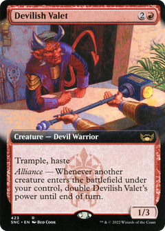Devilish Valet (Extended Art) [Streets of New Capenna]-1
