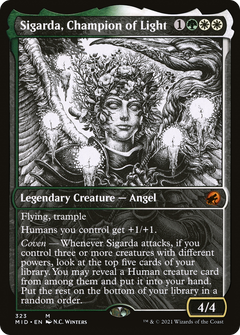 Sigarda, Champion of Light (Showcase) [Innistrad: Midnight Hunt]-1