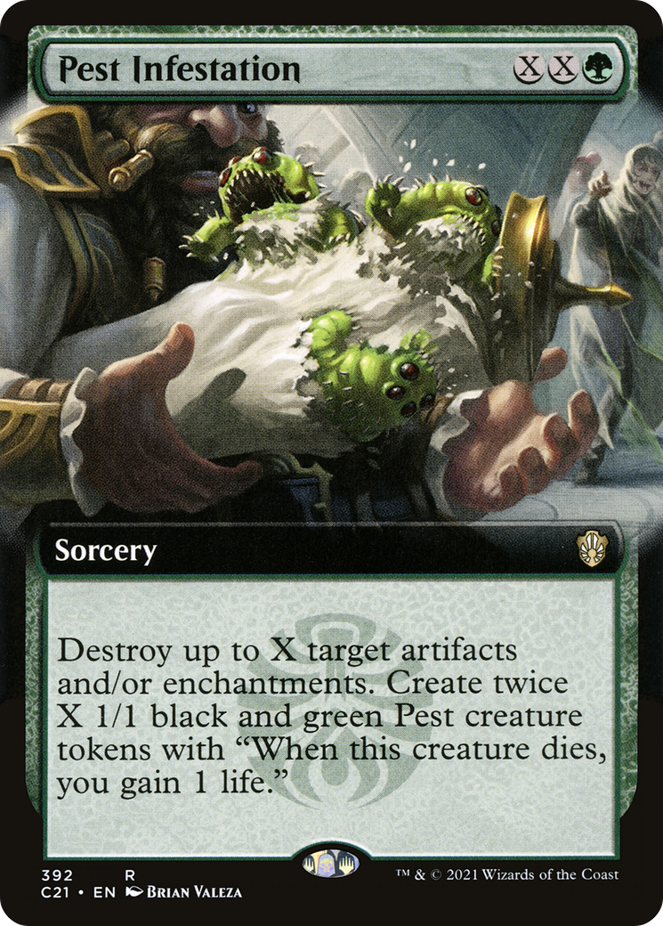 Pest Infestation (Extended Art) [Commander 2021]-1