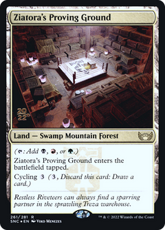 Ziatora's Proving Ground (PRE-261) - Streets of New Capenna Promos Foil-1