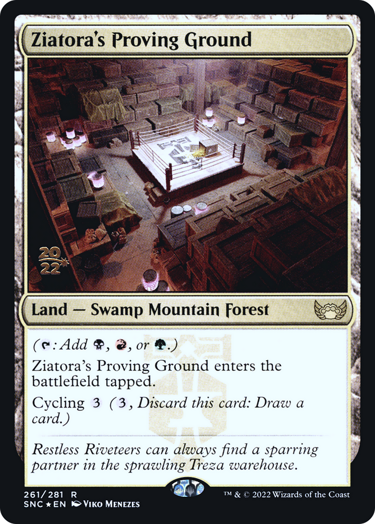 Ziatora's Proving Ground (PRE-261) - Streets of New Capenna Promos Foil-1