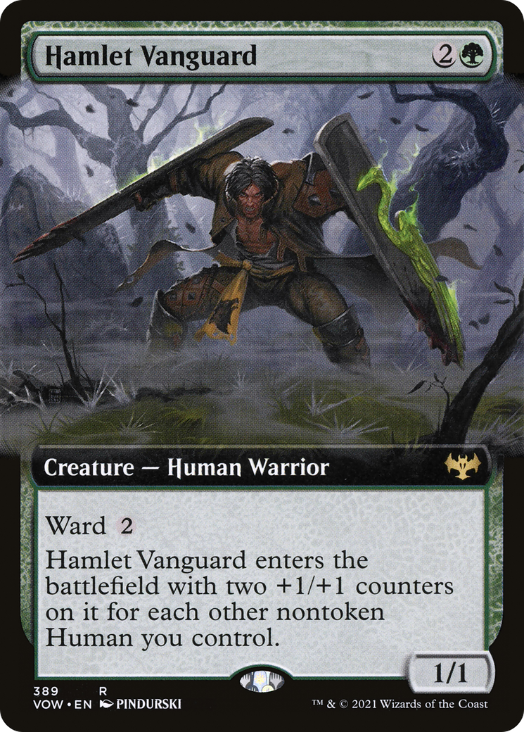 Hamlet Vanguard (Extended Art) [Innistrad: Crimson Vow]-1