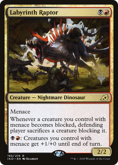 Labyrinth Raptor (Promo Pack) [Ikoria: Lair of Behemoths Promos]-1