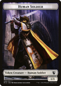 Human Soldier (TMIC-002) - Midnight Hunt Commander Tokens-1