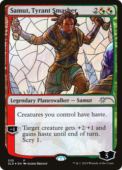 Samut, Tyrant Smasher (Stained Glass) [Secret Lair Drop Promos]-1