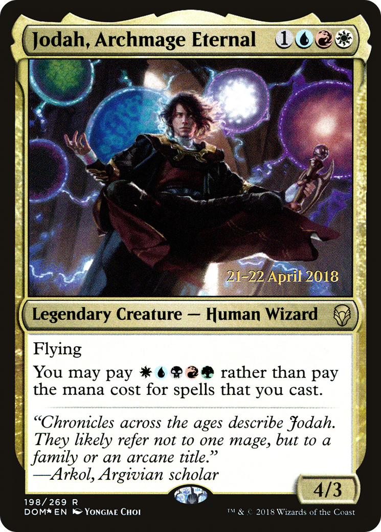 Jodah, Archmage Eternal [Dominaria Prerelease Promos]-1