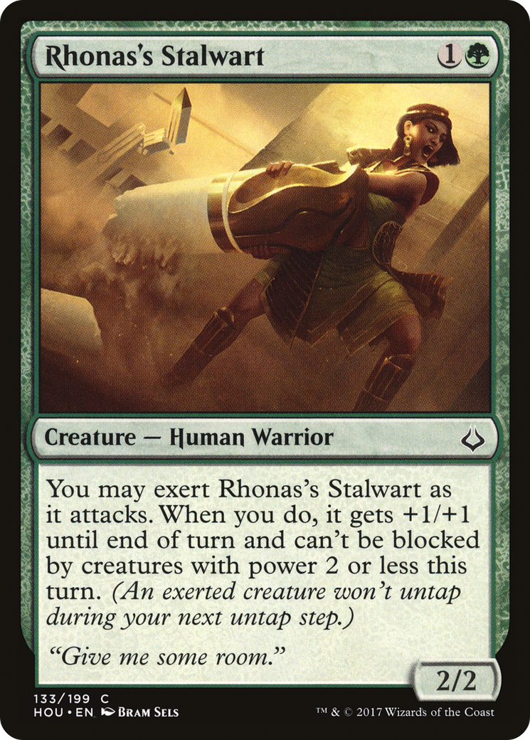 Rhonas's Stalwart [Hour of Devastation]-1