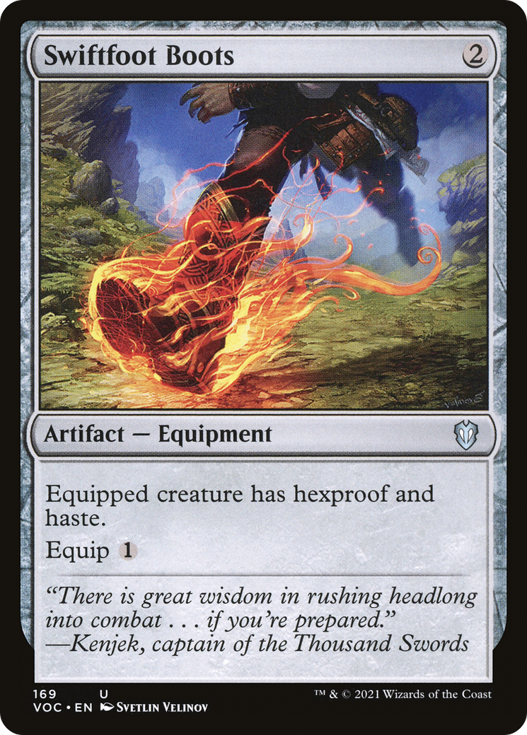 Swiftfoot Boots [Innistrad: Crimson Vow Commander]-1