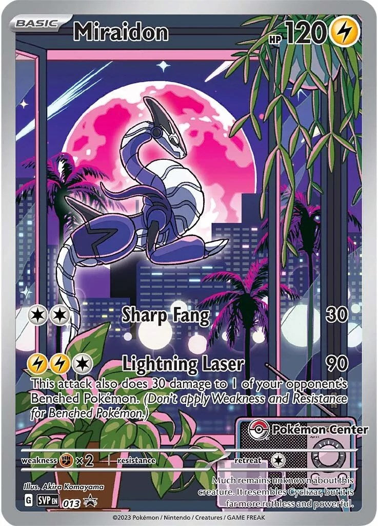 Miraidon (013) (Pokemon Center Exclusive) [Scarlet & Violet: Black Star Promos]-1