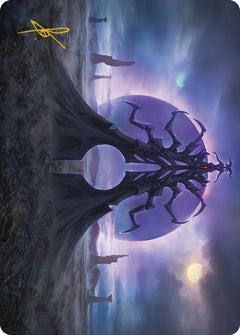 Black Sun's Twilight Art Card (Gold-Stamped Signature) [Phyrexia: All Will Be One Art Series]-1